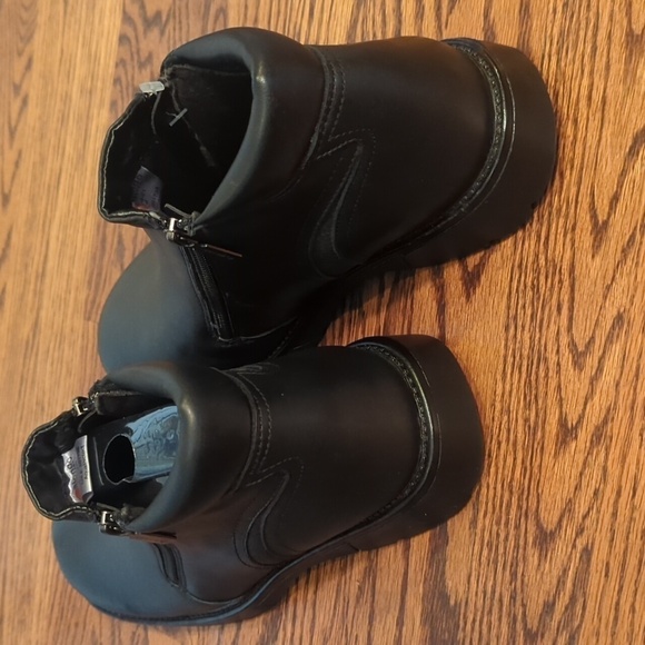 new Blondo Black Leather Alex Double Zip Comfy Rugged Chukka Boots NWT Sz 9 main image 6
